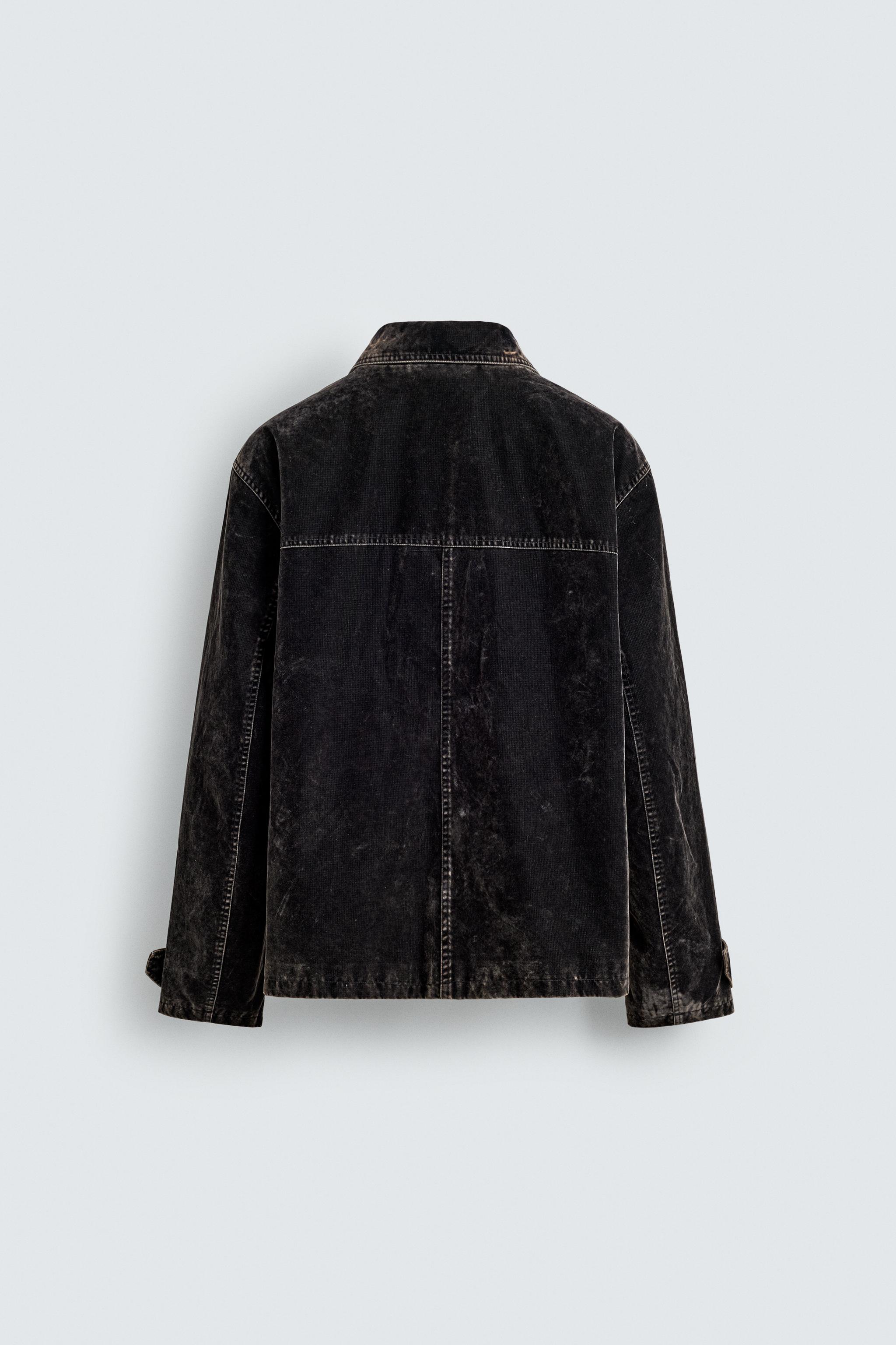 FLOCKED VELVET JACKET